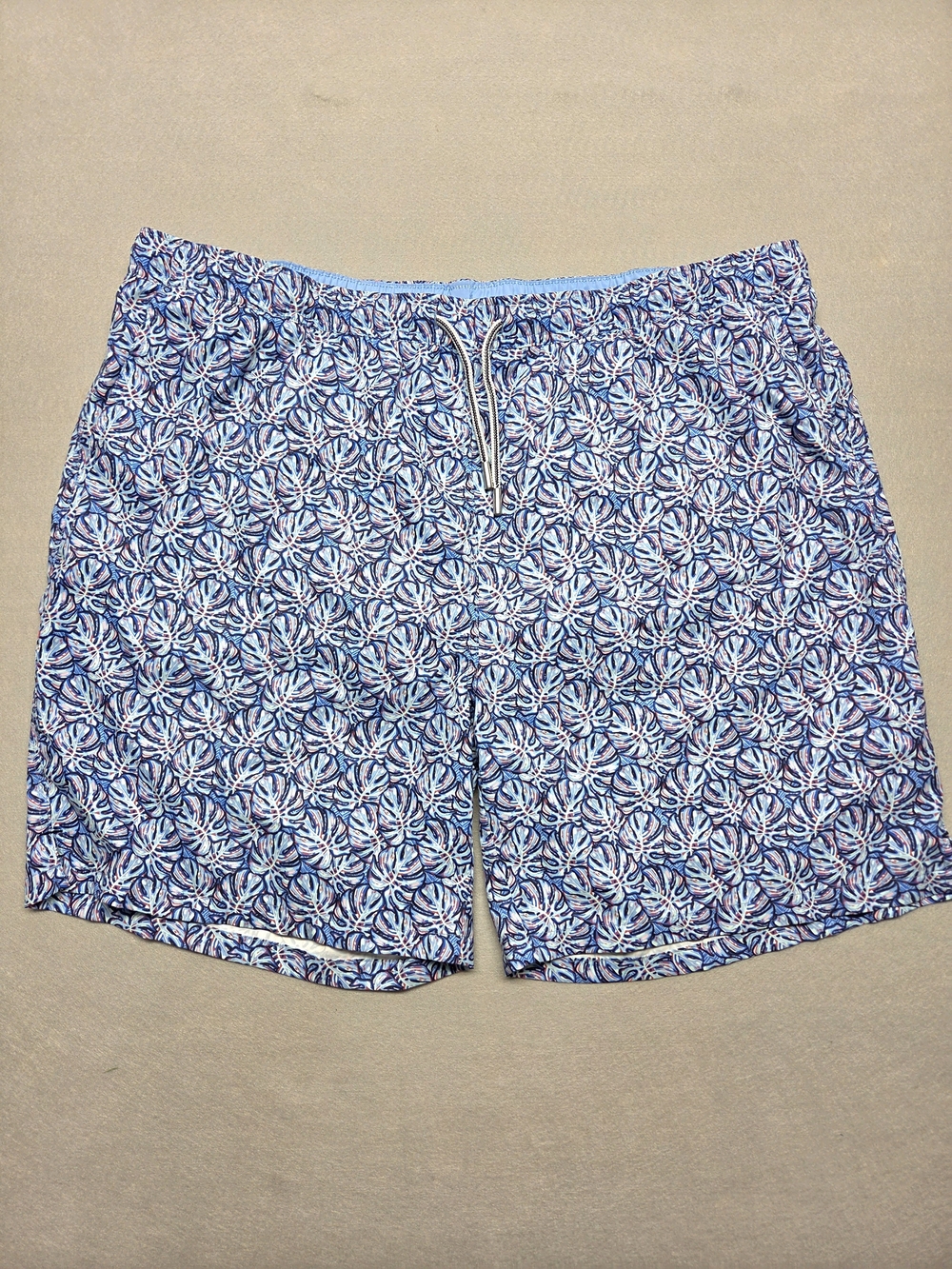 Peter Millar Seaside Collection Palm Swim Trunks 2XL Mens
